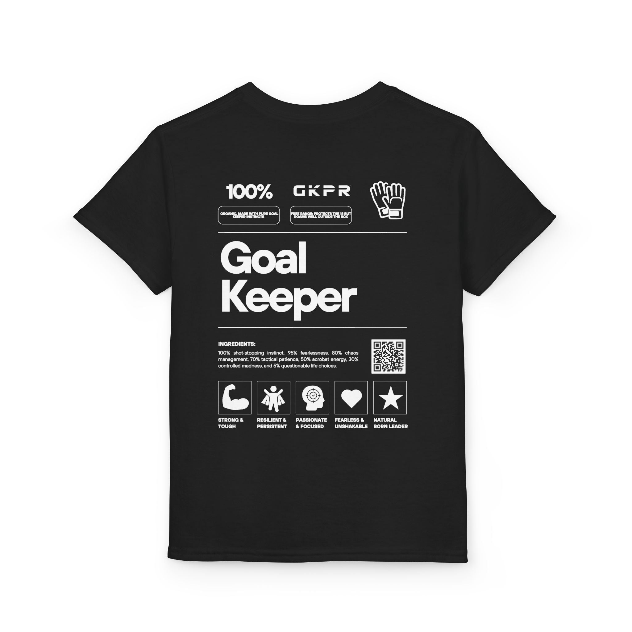 100% Goalkeeper Youth Tee
