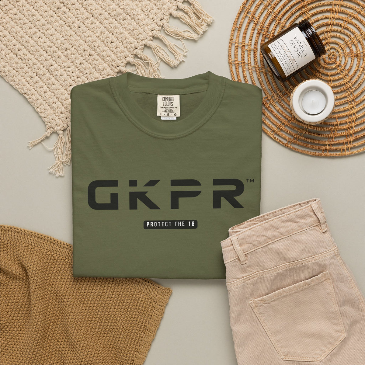 The Standard, GKPR Big Logo Tee, Comfort Colors Heavyweight Tee