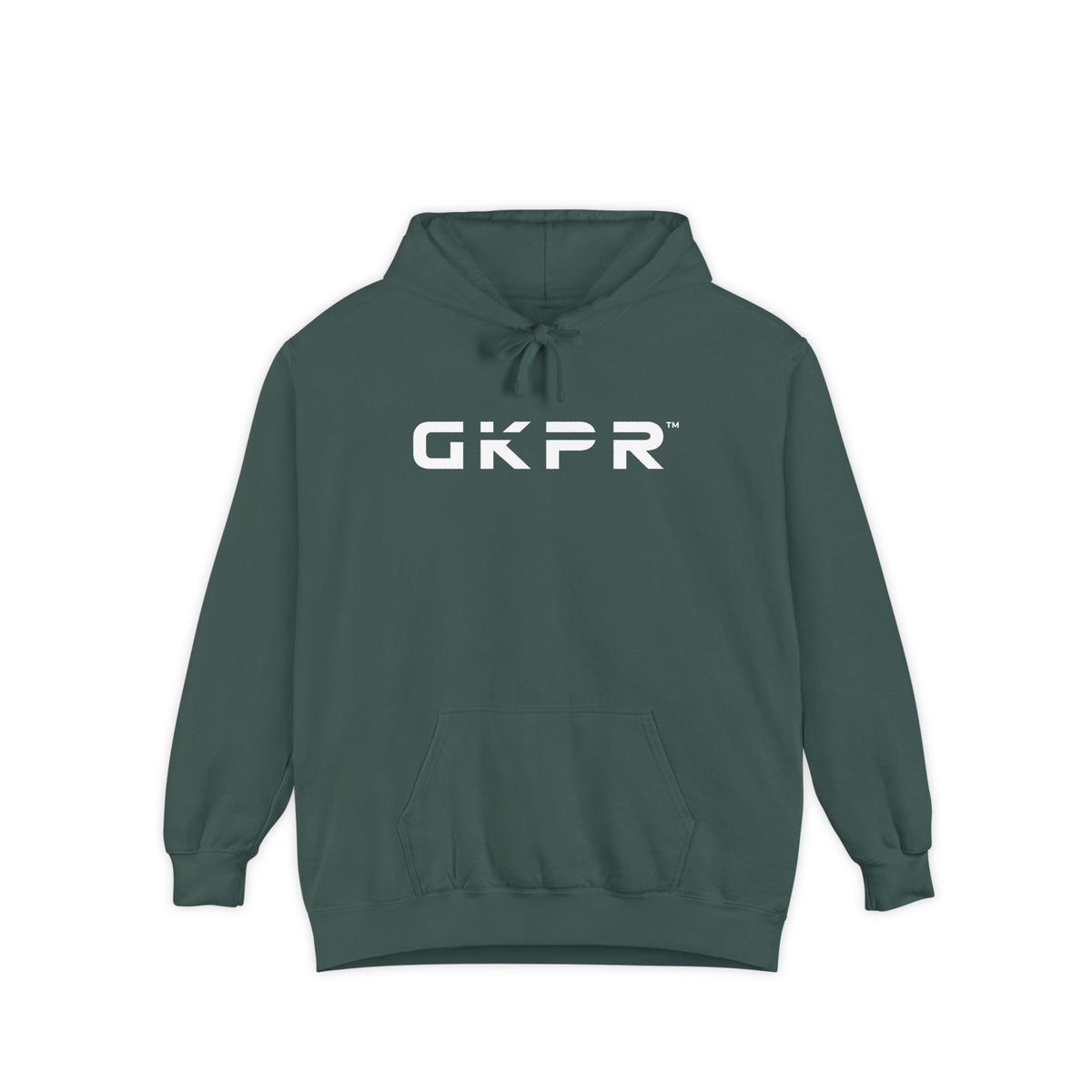 GKPR Big White Logo Heavyweight Hoodie, Comfort Colors