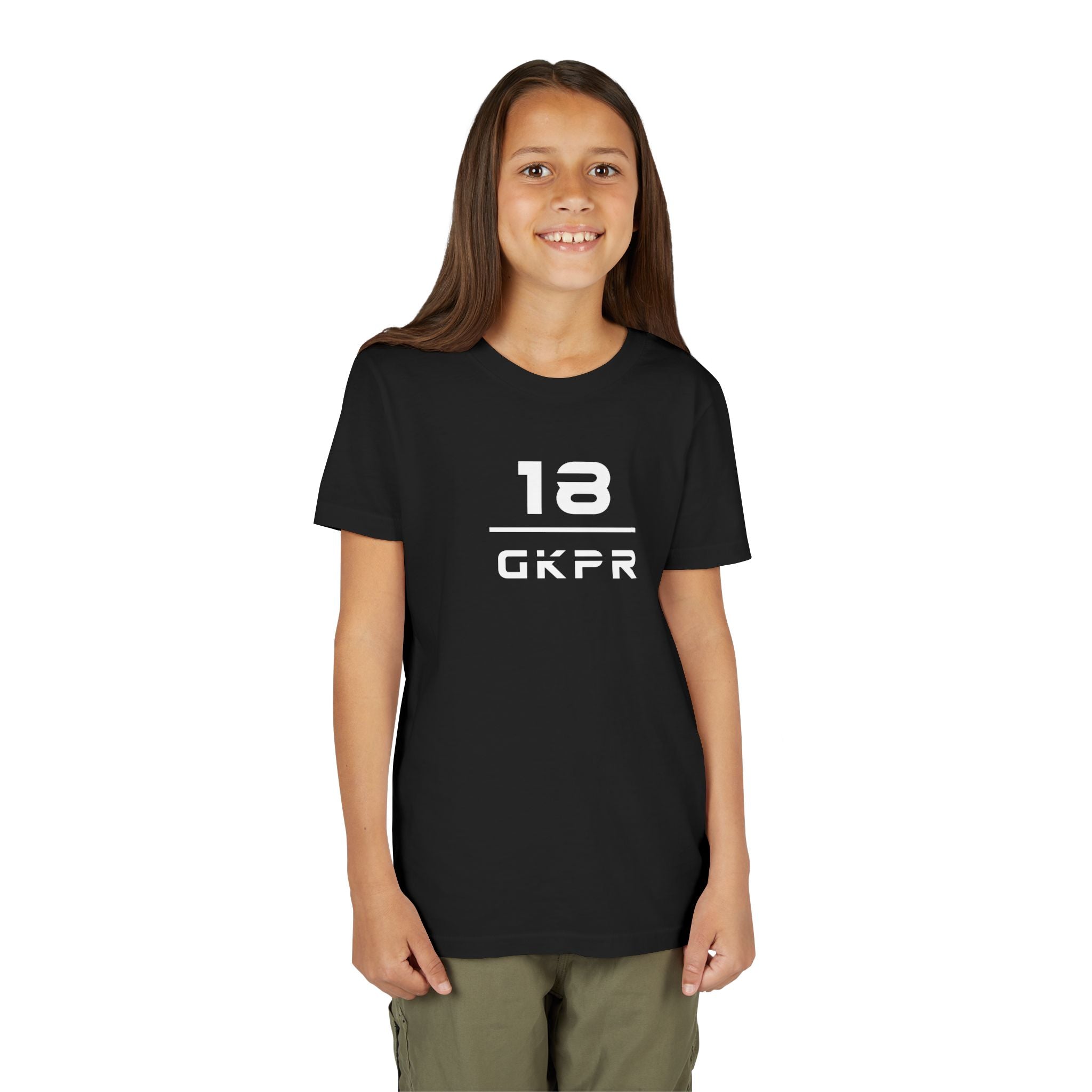18 Stacked Youth Tee
