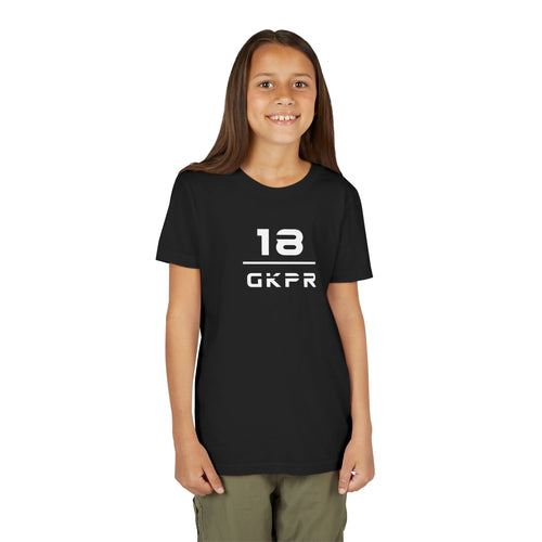 18 Stacked Youth Tee