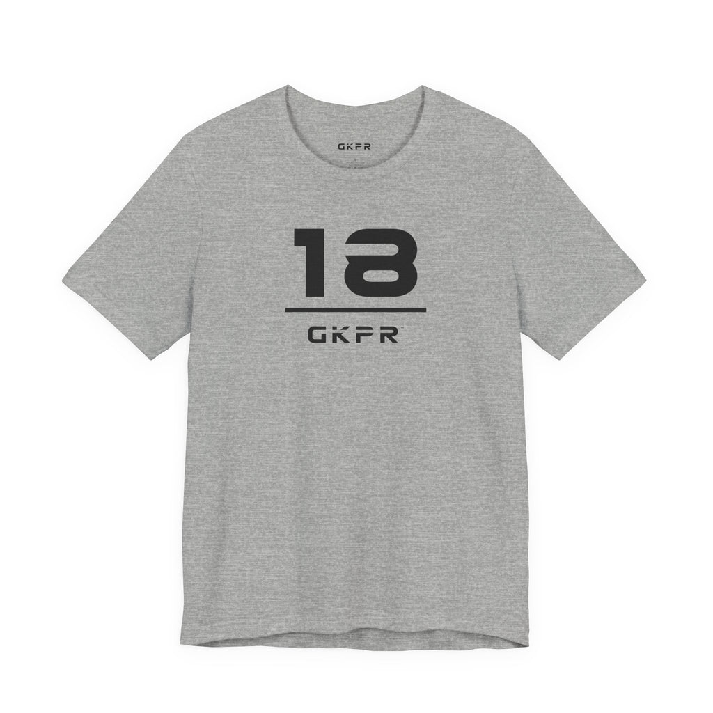 18 Stacked Tee, Heather