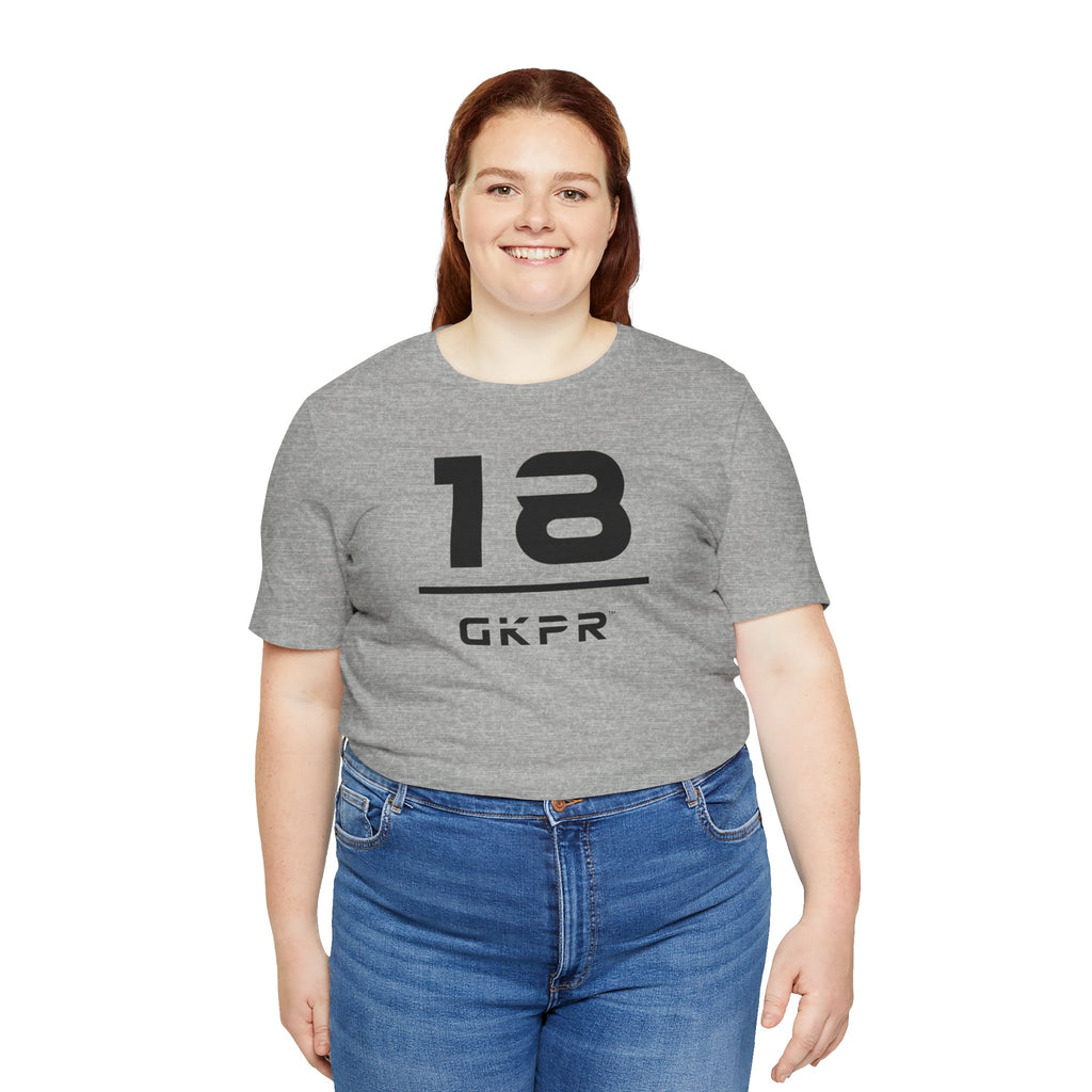 18 Stacked Tee, Heather
