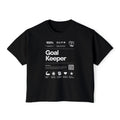 100% Goalkeeper Boxy Cropped Tee
