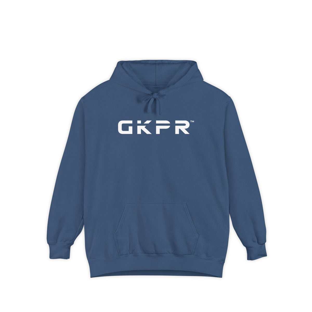 GKPR Big White Logo Heavyweight Hoodie, Comfort Colors