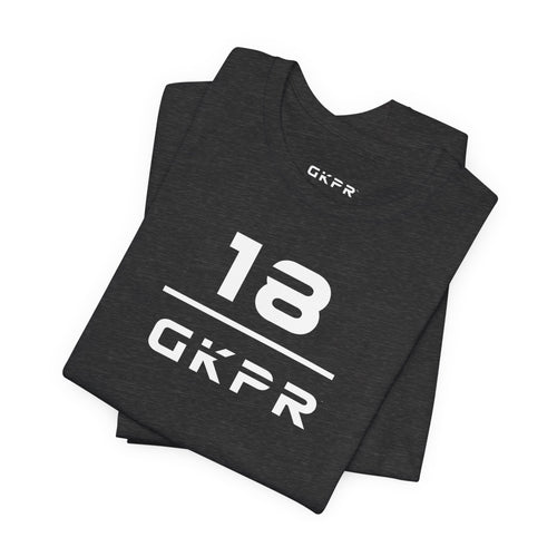 18 Stacked Tee, Charcoal