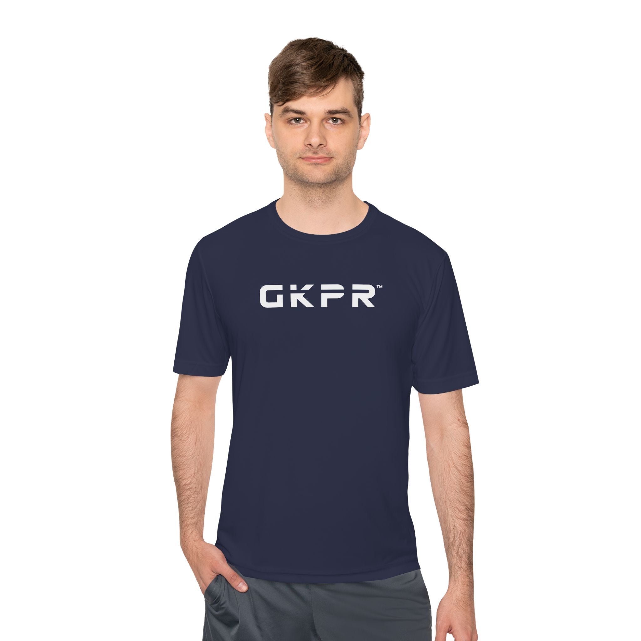 GKPR Big Logo Performance Tee, Navy