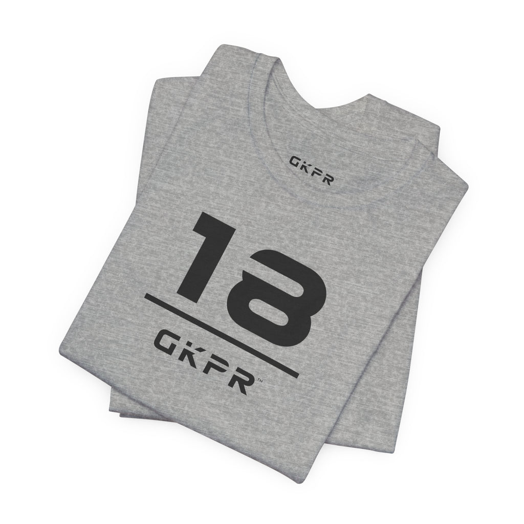 18 Stacked Tee, Heather
