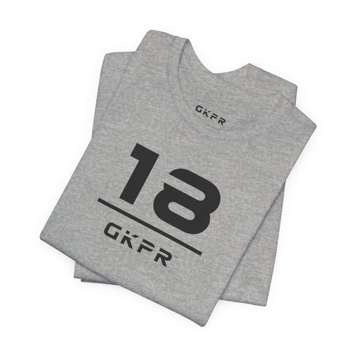 18 Stacked Tee, Heather