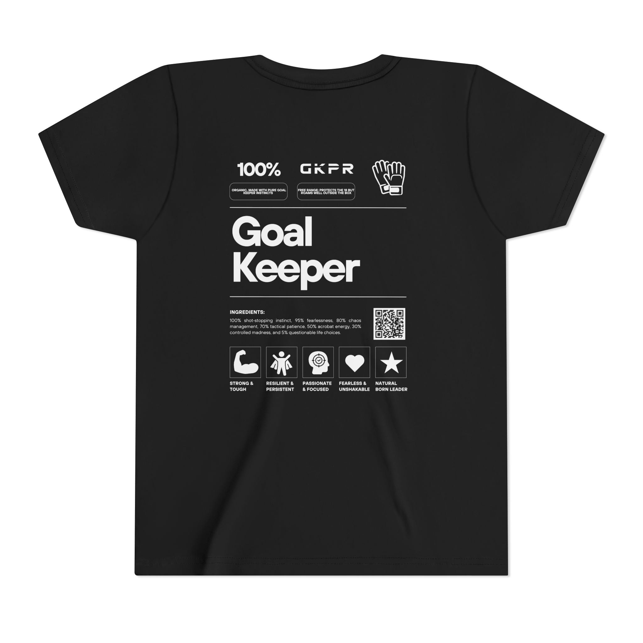 100% Goalkeeper Youth Tee