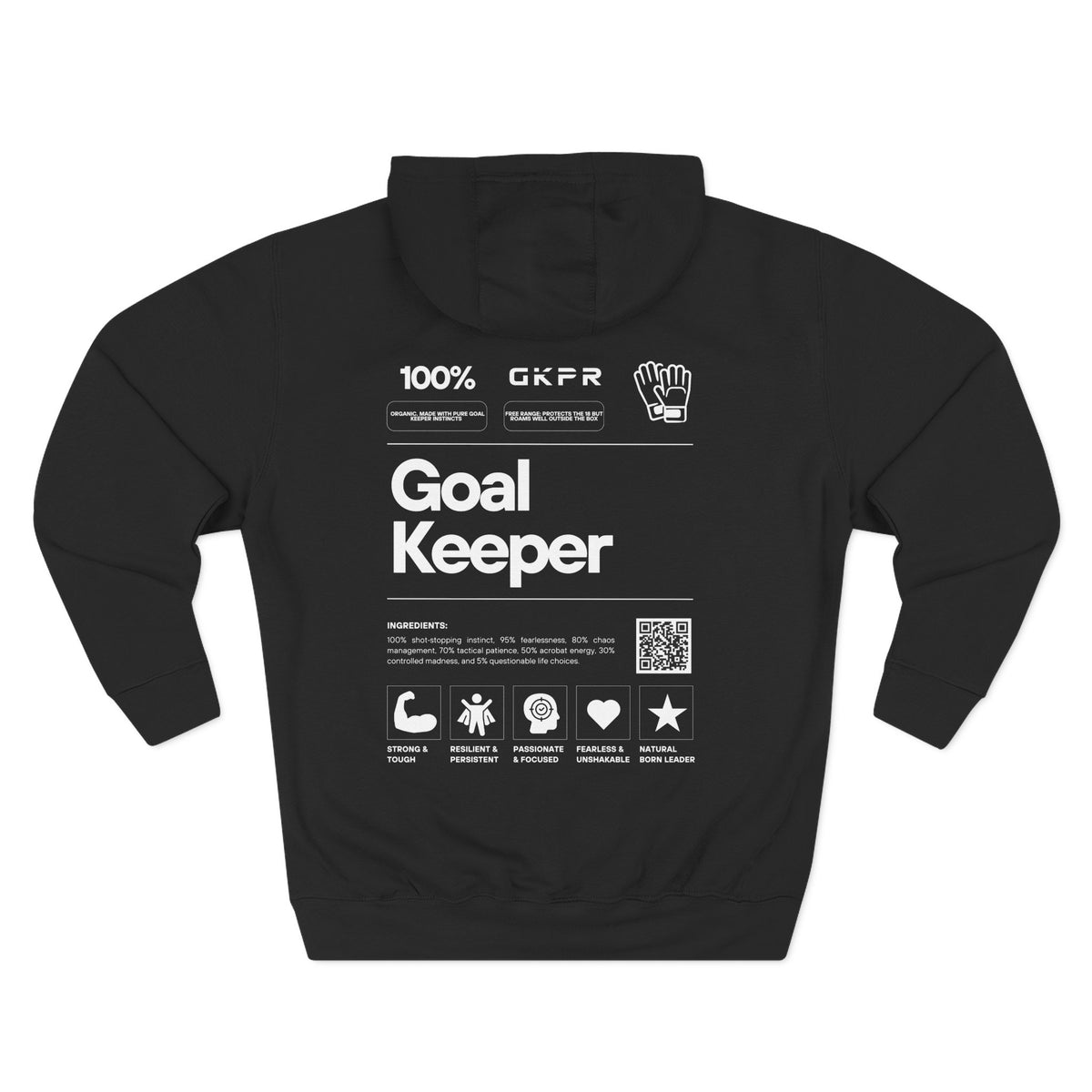 100% Goalkeeper Hoodie