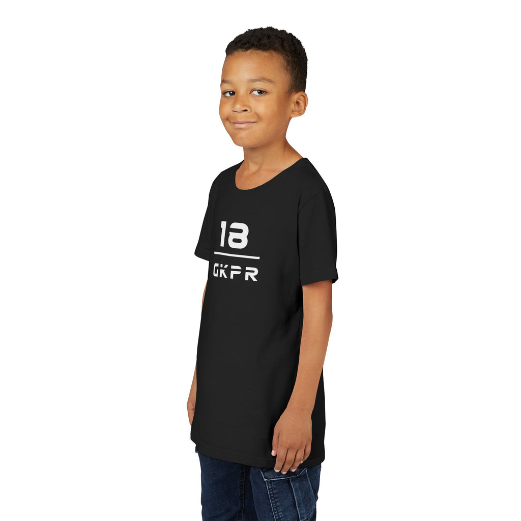 18 Stacked Youth Tee