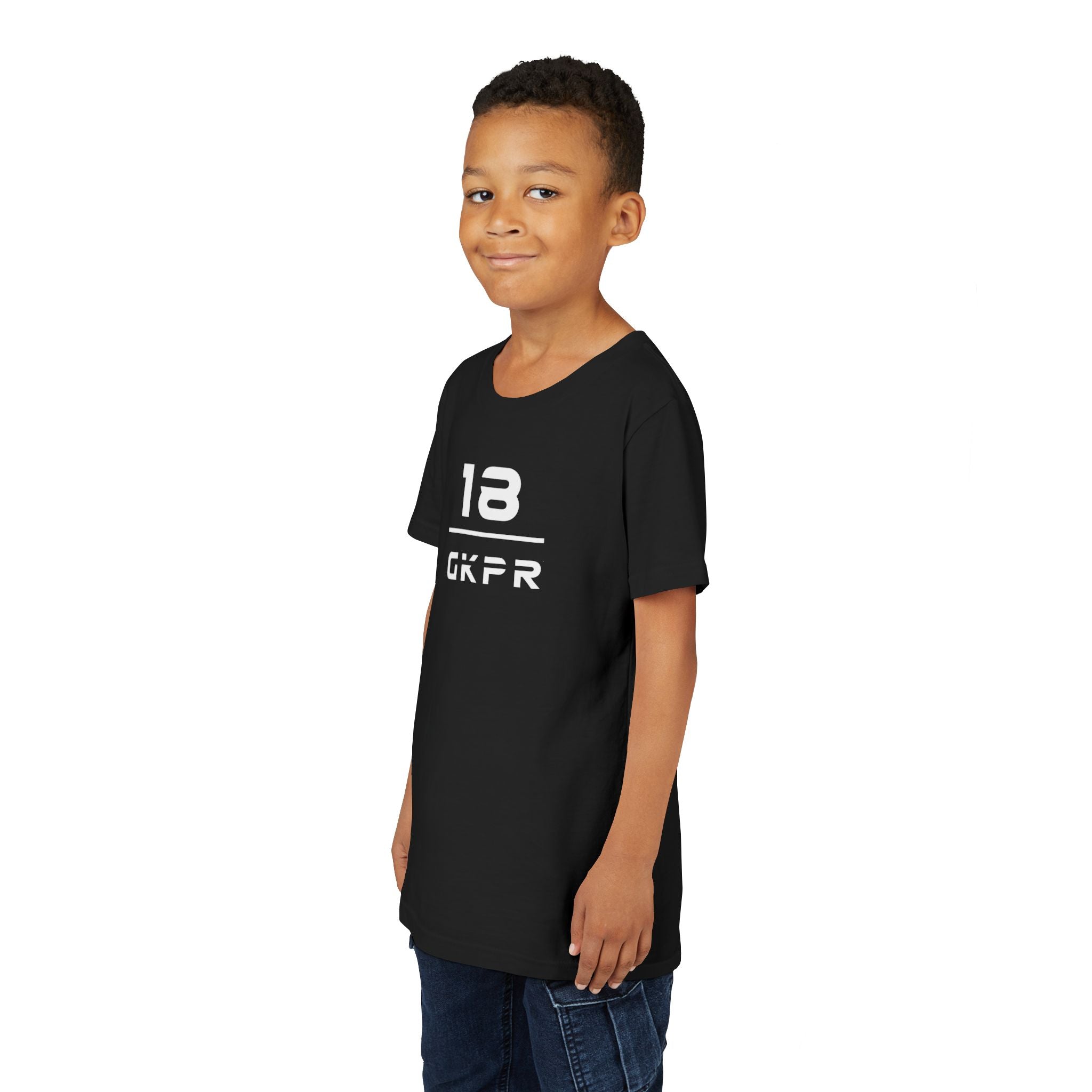 18 Stacked Youth Tee