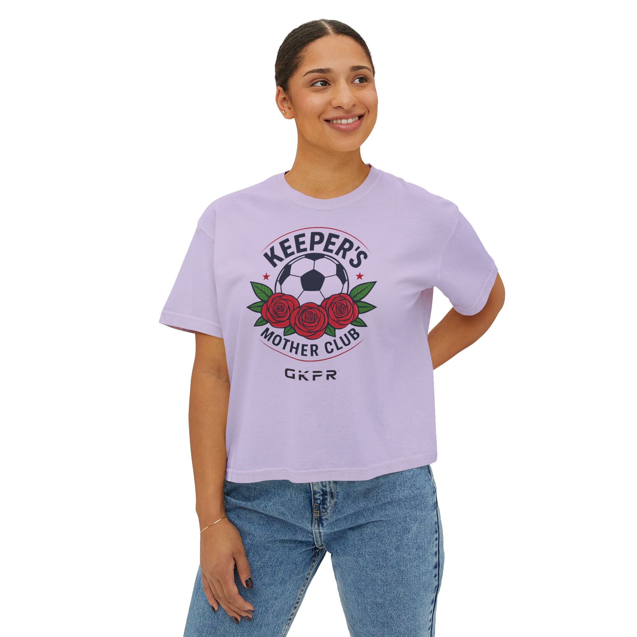 Keeper's Mother Club Boxy Crop Tee – GKPR