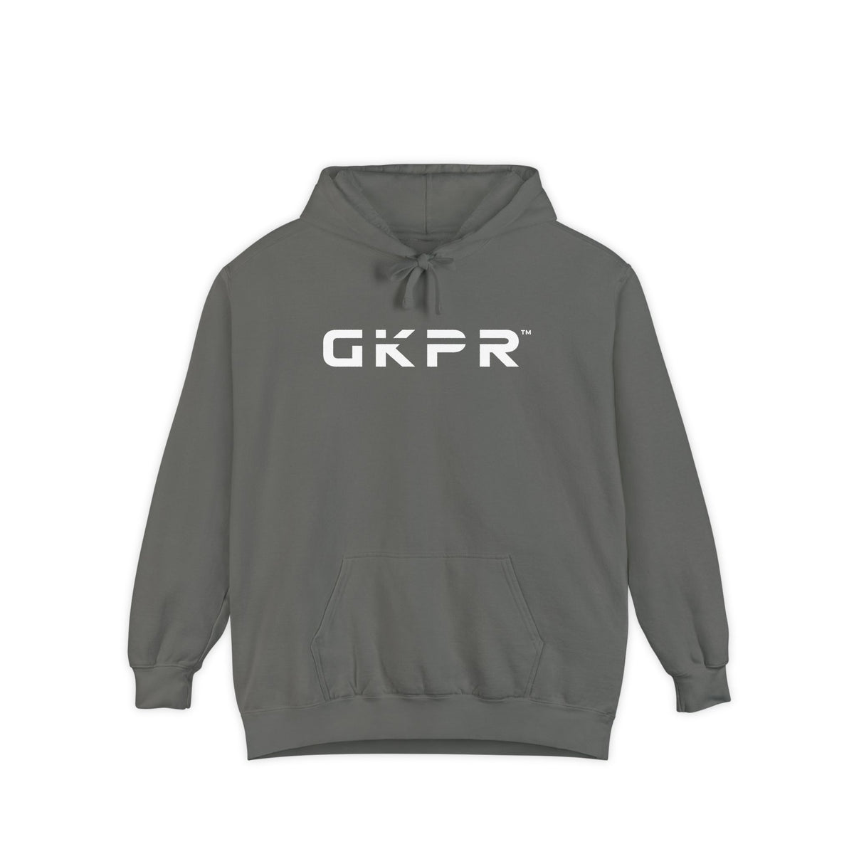 GKPR Big White Logo Heavyweight Hoodie, Comfort Colors
