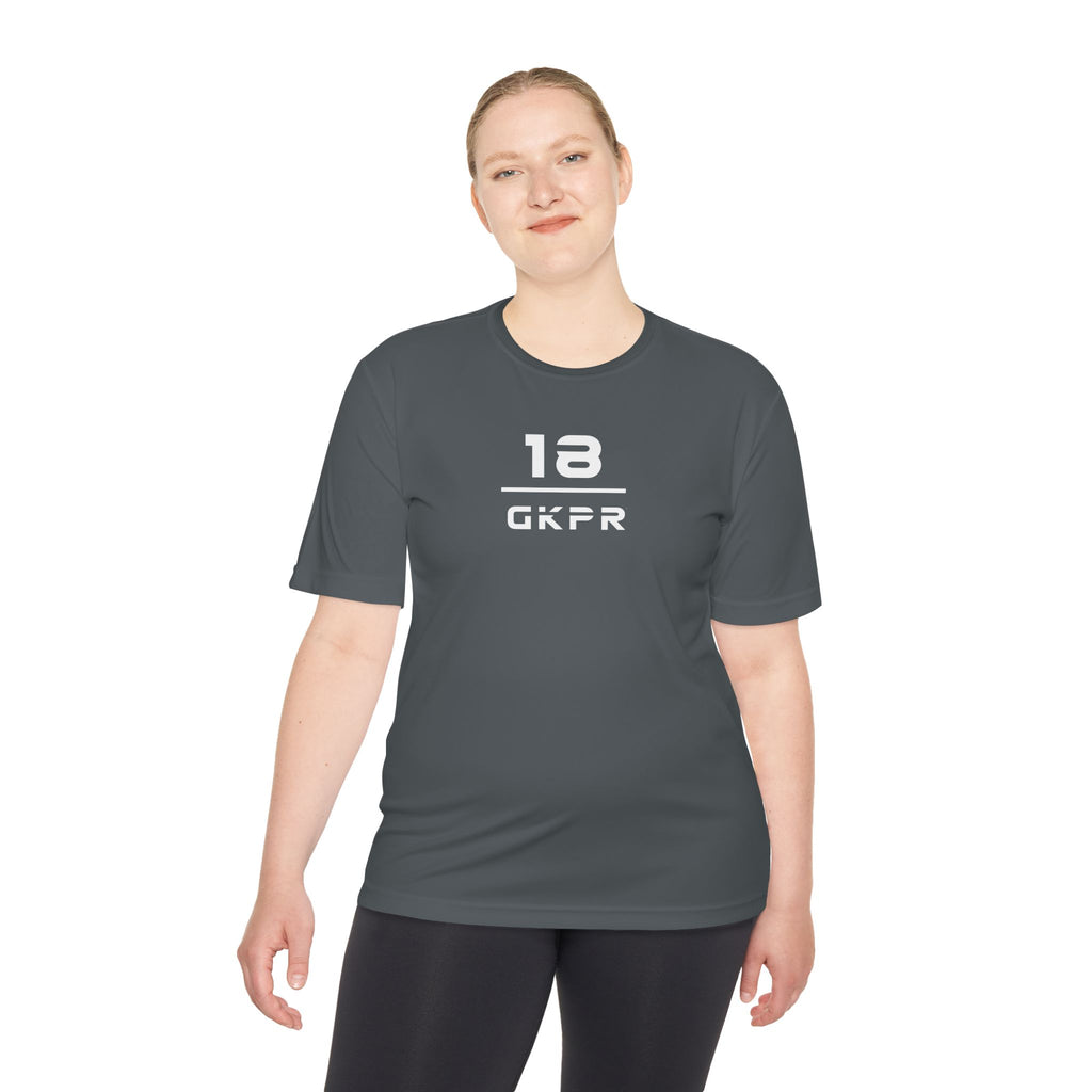 GKPR 18 Stacked Performance Tee, Charcoal