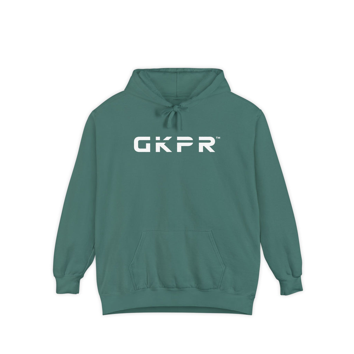 GKPR Big White Logo Heavyweight Hoodie, Comfort Colors