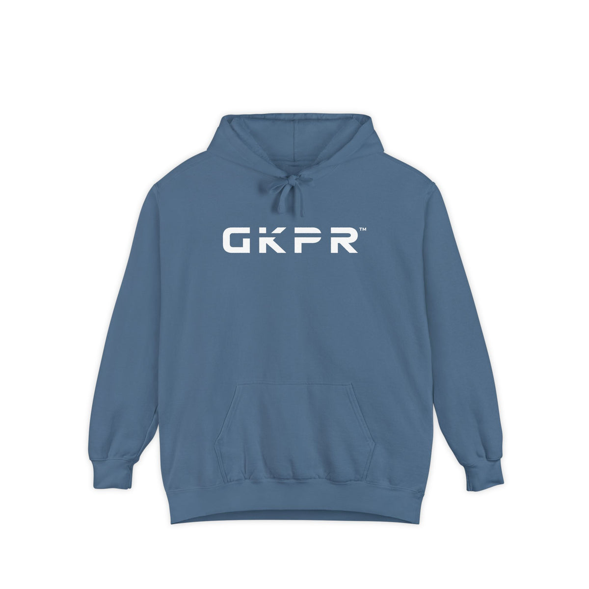 GKPR Big White Logo Heavyweight Hoodie, Comfort Colors