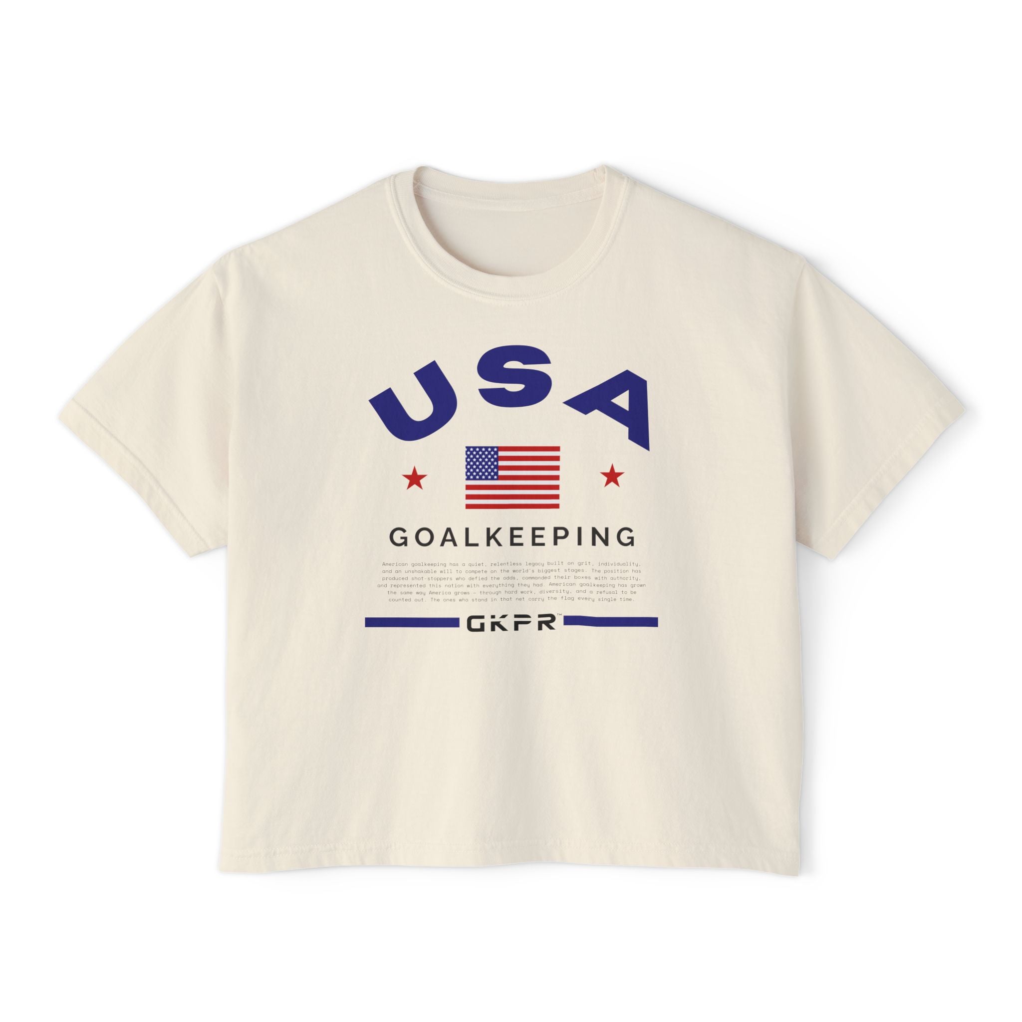 USA Goalkeeping Boxy Crop Tee