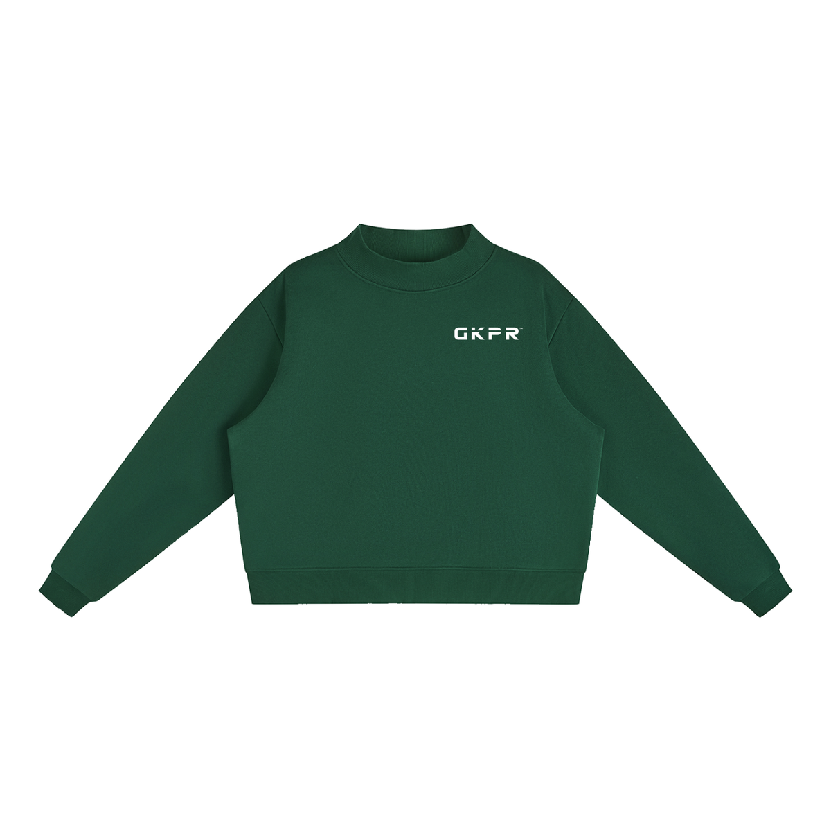 GKPR Mock-Neck Crew, Small Logo