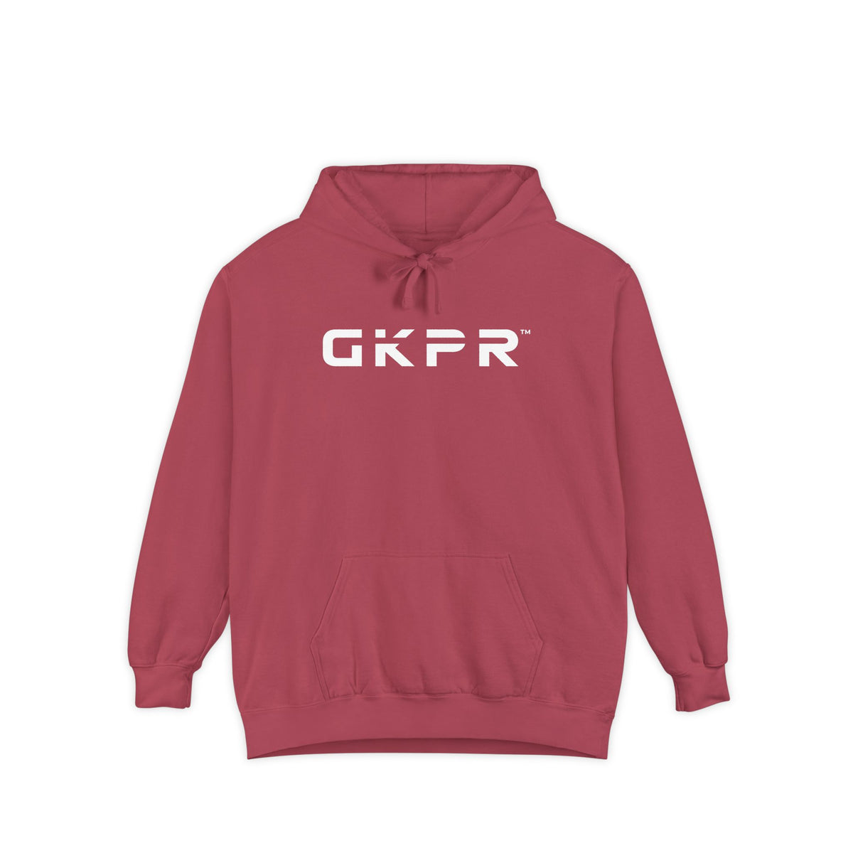 GKPR Big White Logo Heavyweight Hoodie, Comfort Colors