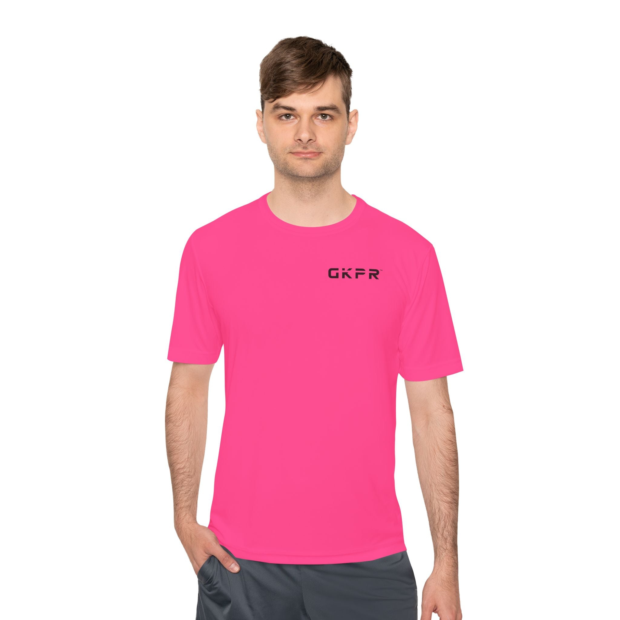 GKPR Performance Tee, Neon Pink