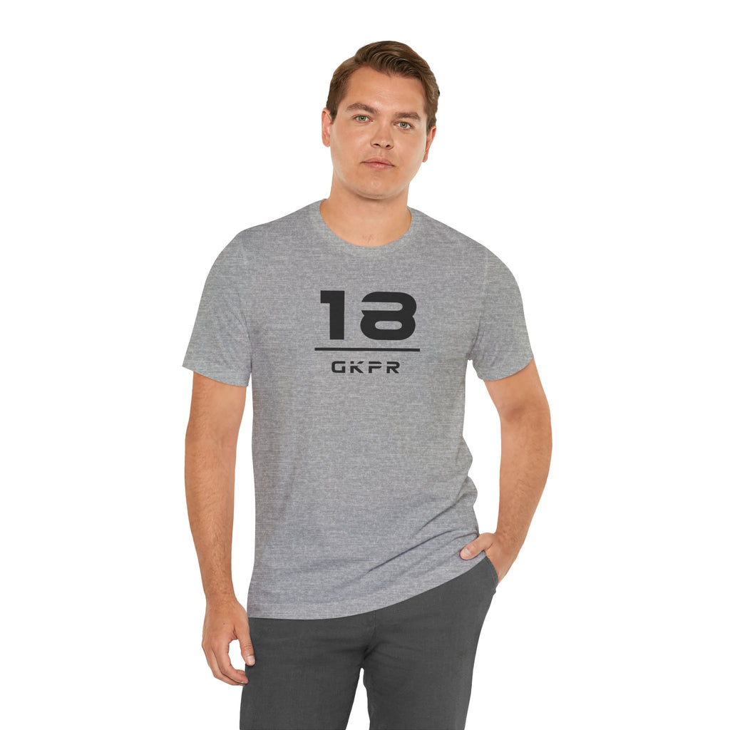 18 Stacked Tee, Heather