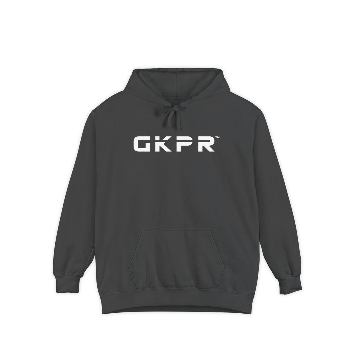 GKPR Big White Logo Heavyweight Hoodie, Comfort Colors