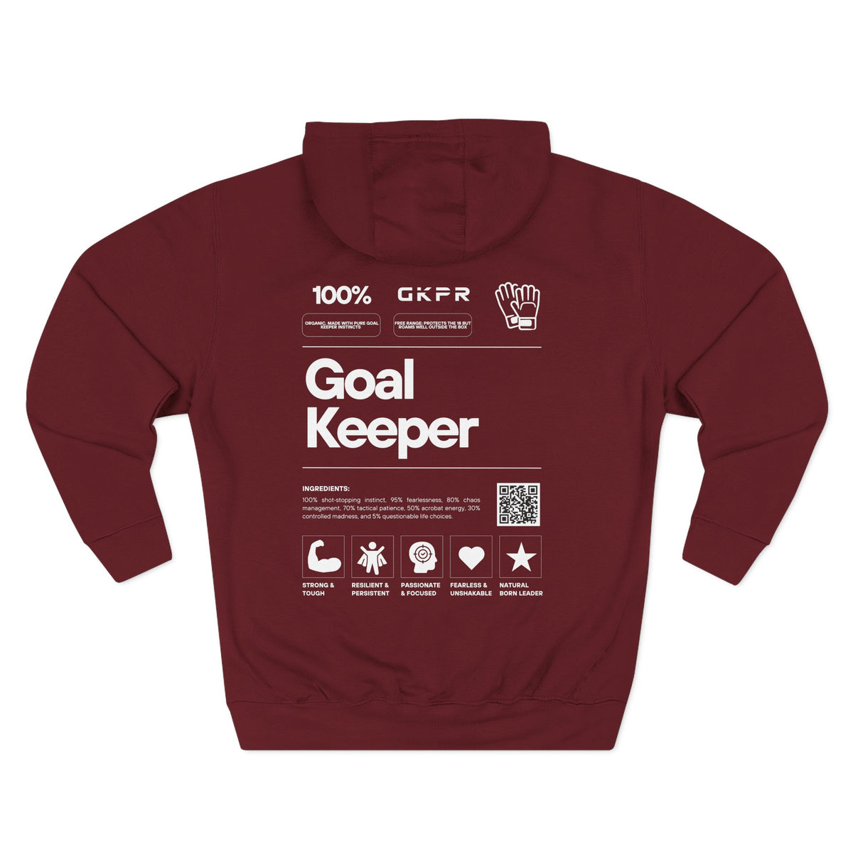 100% Goalkeeper Hoodie