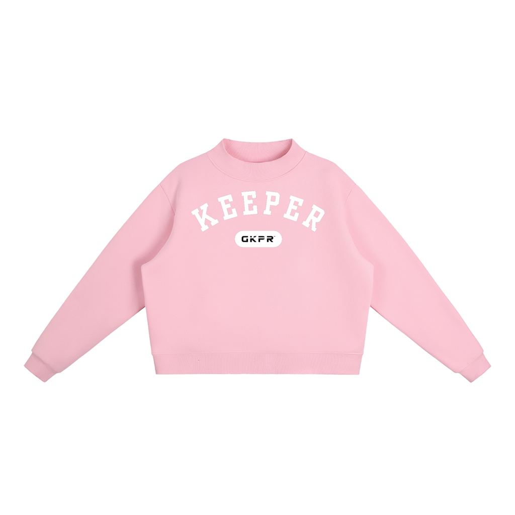 GKPR Mock-Neck Crew, Pink