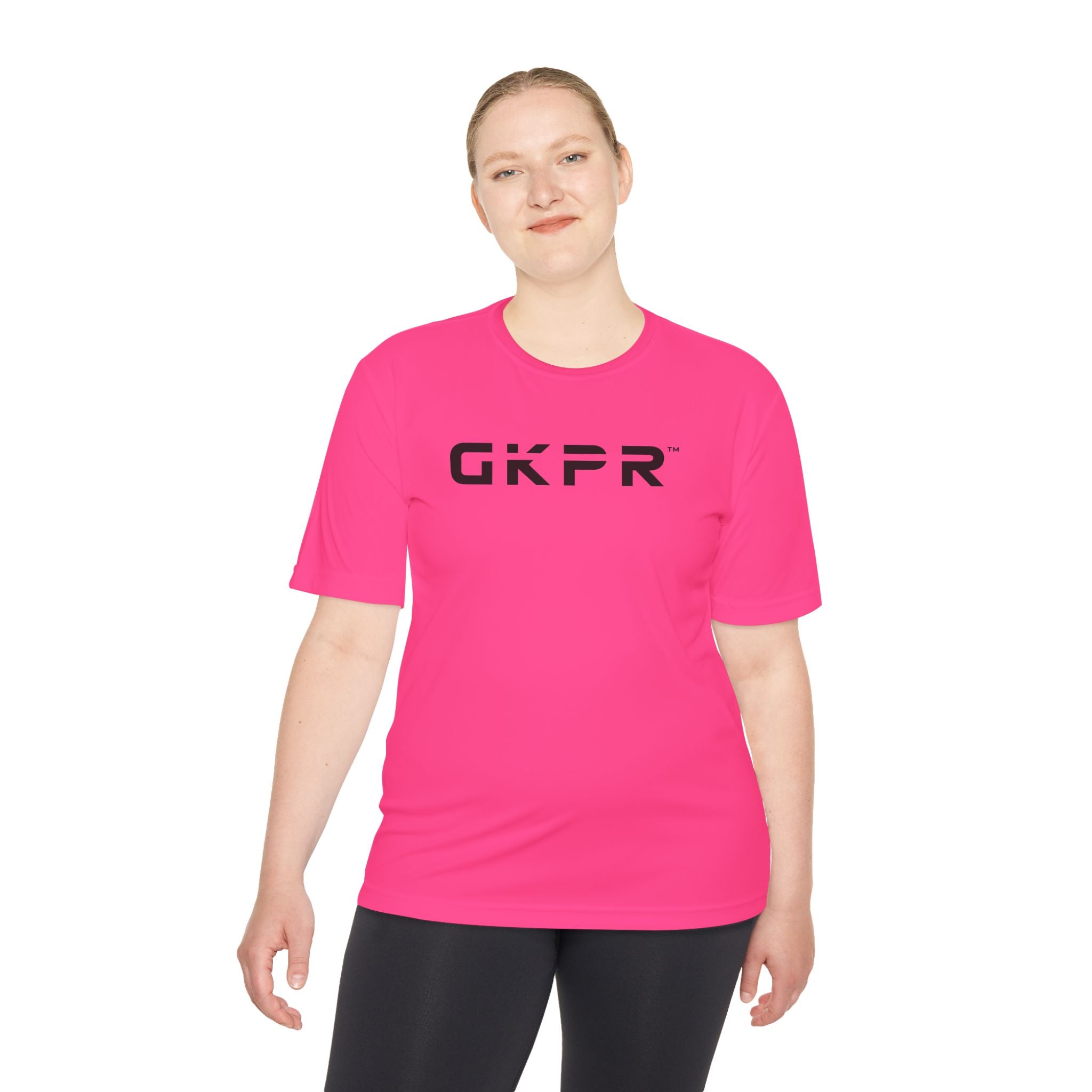 GKPR Big Logo Performance Tee, Charcoal
