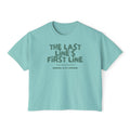 The Last Line's First Line Boxy Cropped Tee