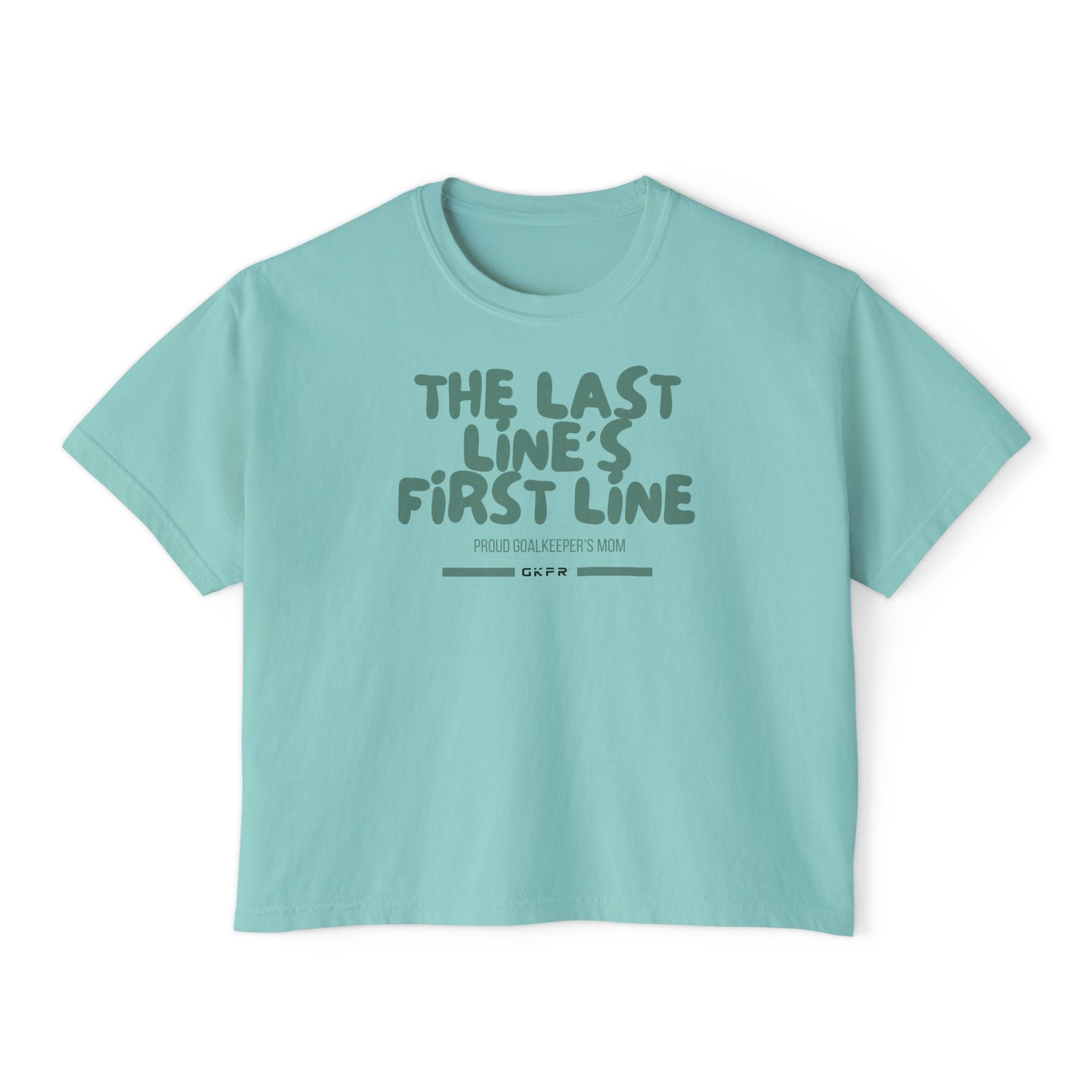 The Last Line's First Line Boxy Cropped Tee