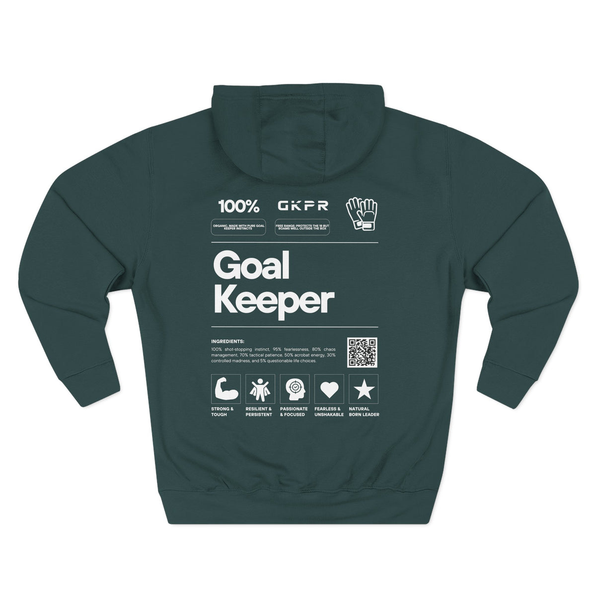 100% Goalkeeper Hoodie
