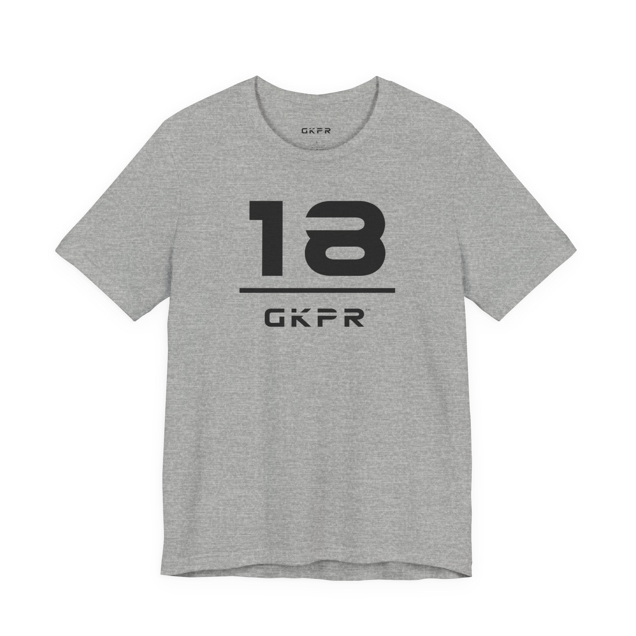 18 Stacked Tee, Heather
