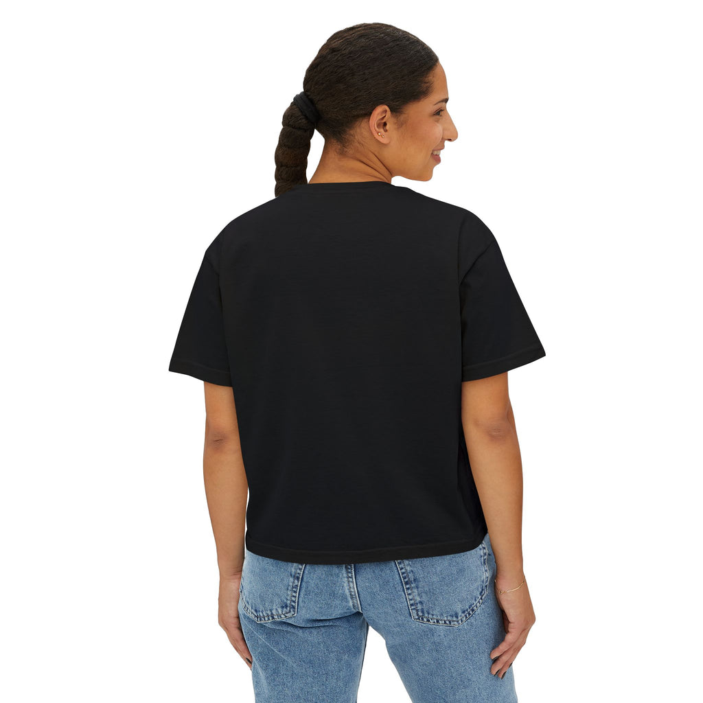 GKPR Keeper Varsity Boxy Cropped Tee, Black