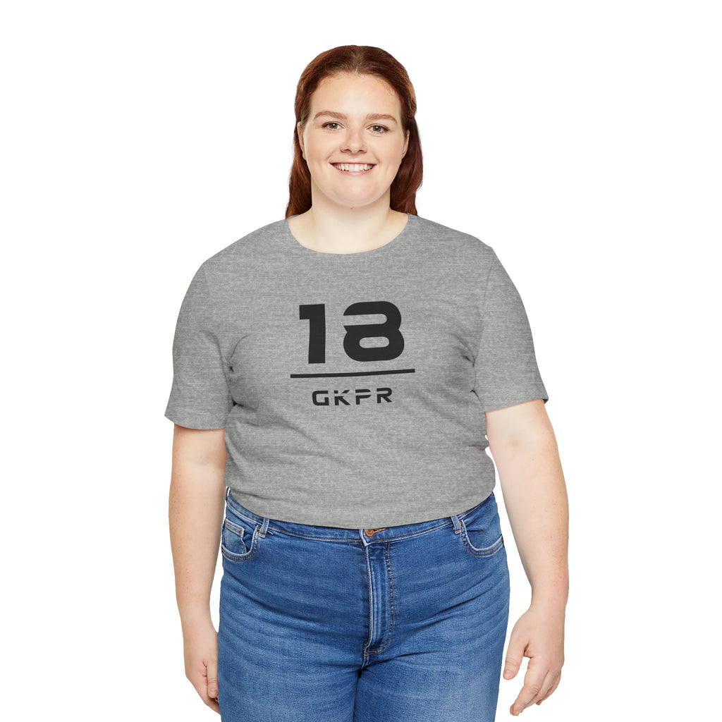 18 Stacked Tee, Heather