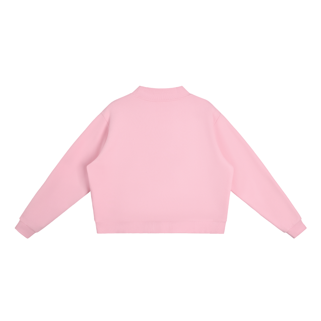 GKPR Mock-Neck Crew, Pink