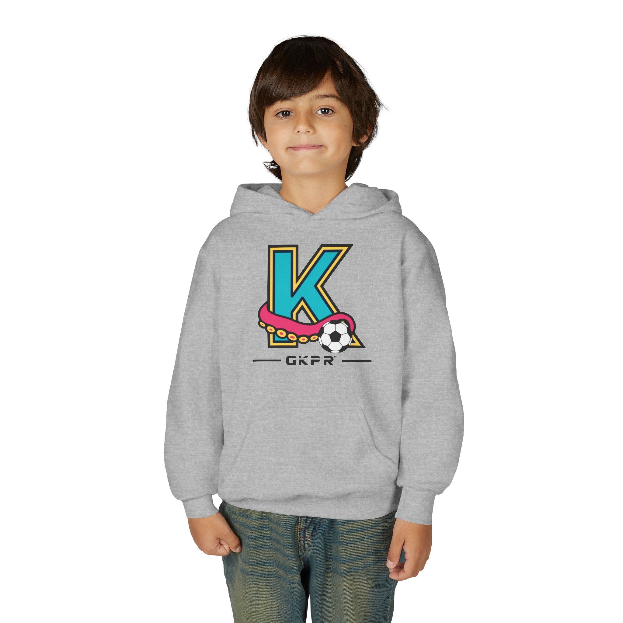 GKPR Kraken Keeper Youth Hoodie, Heather Gray