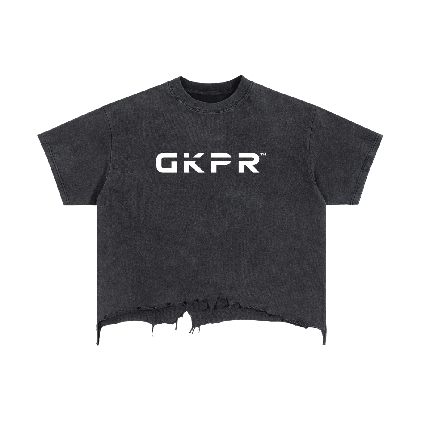 GKPR Vintage Wash Boxy Distressed Tee