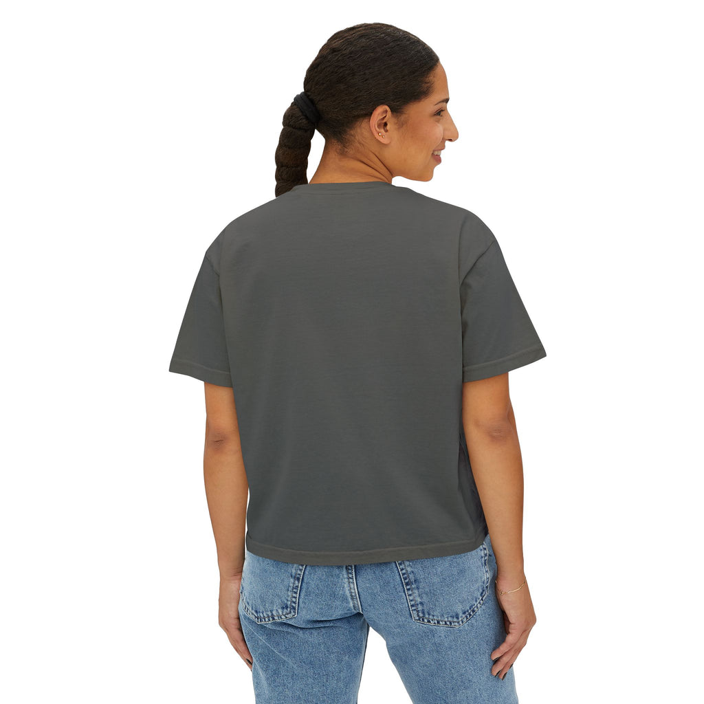 GKPR Keeper Varsity Boxy Cropped Tee, Pepper