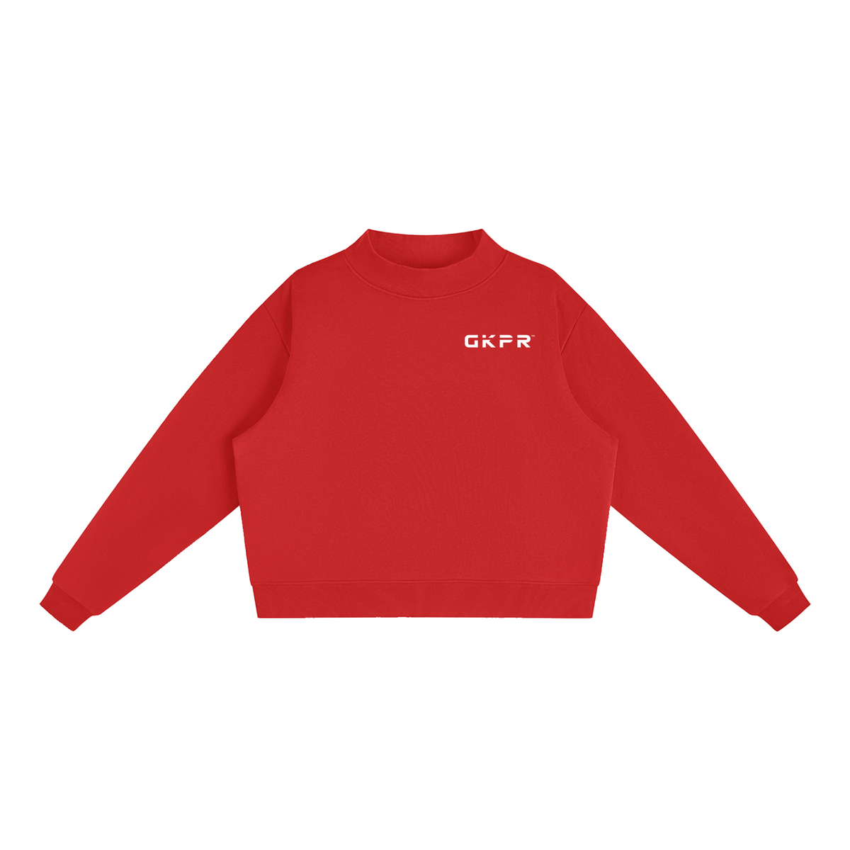 GKPR Mock-Neck Crew, Small Logo