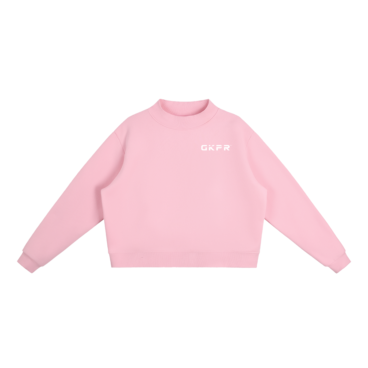 GKPR Mock-Neck Crew, Small Logo