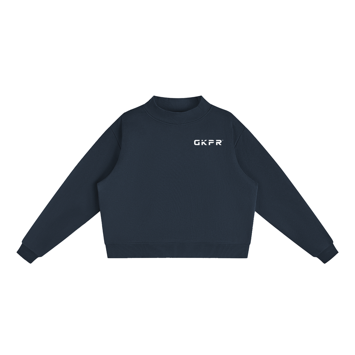 GKPR Mock-Neck Crew, Small Logo